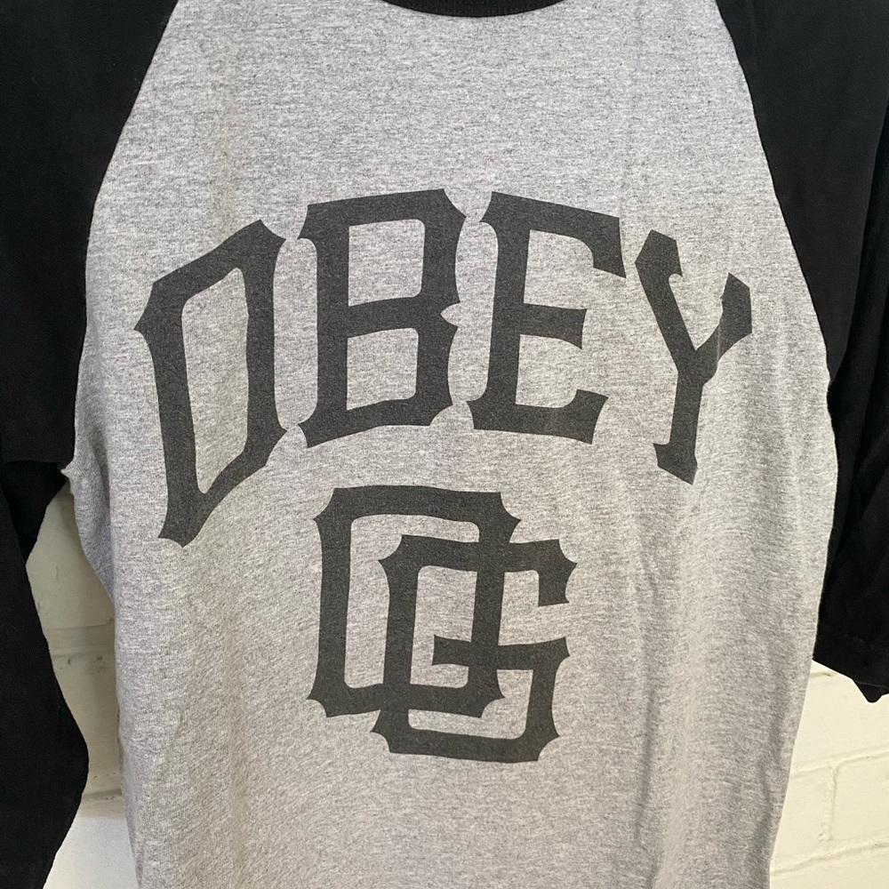 Obey OG Vintage Raglan Men's T-Shirt - Picture 2 of 6